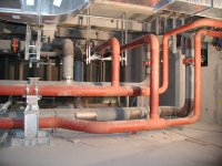Installation of district heating and district cooling distribution - Connection of Terminal 2 and luggage sorting facility DN 400