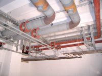 Installation of district heating and cooling distribution in Terminal 2 - pipe compensation